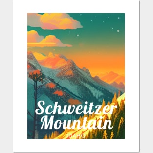 Schweitzer Mountain ski - Idaho Posters and Art